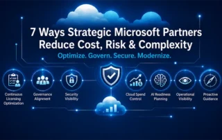 7 Ways a Strategic Microsoft Cloud Partner Reduces Cost, Risk, and Complexity